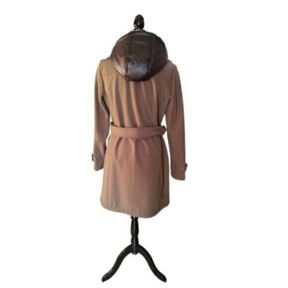 Michael Kors Soft Shell Puffer Hooded Jacket Women's Sz Medium - Picture 7 of 16